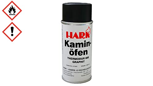 Hark Farbspray Ofenlack graphit 150 ml (EUR 8,60 / 100 ml) von HARK