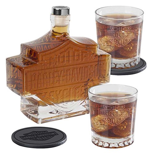 HARLEY-DAVIDSON Bar & Shield Decanter Set Glas-Set von Harley-Davidson
