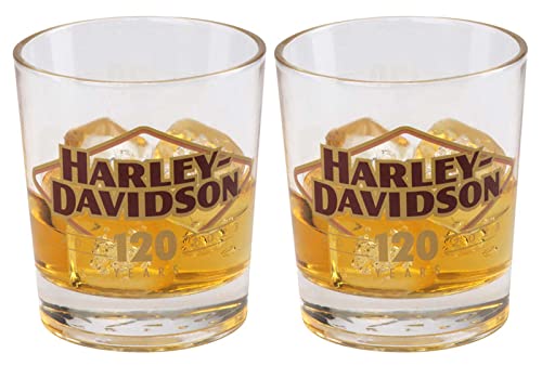 HARLEY-DAVIDSON H-D 120th Anniversary DOF 300ml Glass Gläser Set von HARLEY-DAVIDSON