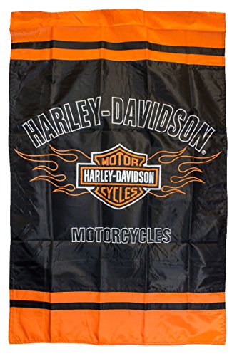 Harley-Davidson Bar and Shield Flames House Flag von HARLEY-DAVIDSON