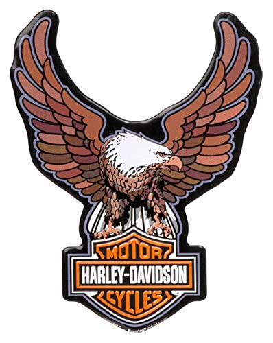 Harley-Davidson Custom Shaped Bar & Shield Eagle Tin Magnet, 2.7 x 3.5 inches Harley-Davidson Custom Shaped Bar & Shield Eagle Tin Magnet, 2.7 x 3.5 inches von HARLEY-DAVIDSON