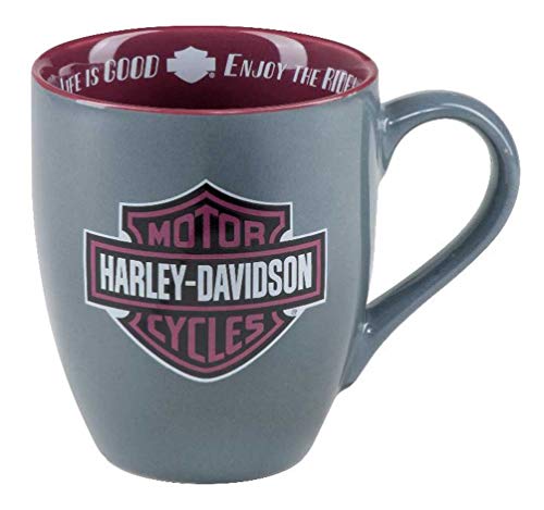 Harley-Davidson Keramik-Kaffeetasse „Enjoy The Ride B&S“ – Grau – 425 ml HDX-98628 Harley-Davidson Keramik-Kaffeetasse „Enjoy The Ride B&S“ – Grau – 425 ml HDX-98628 von HARLEY-DAVIDSON