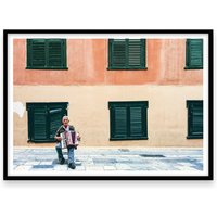 Der Busker Print | Urban Poster Wand Kunstdruck Fotografie von HARLIxDASH