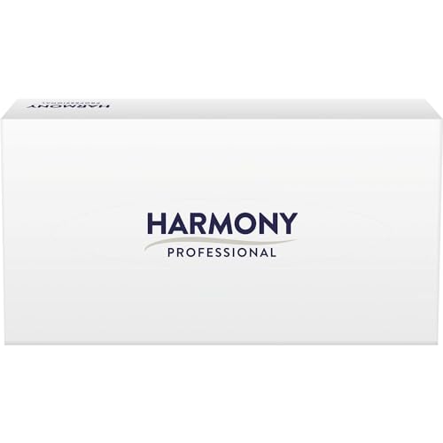 Harmony Professional - weiche Kosmetiktücher 2-lagig - Taschentücher in der Box, Inhalt 100 Stück weiß von HARMONY