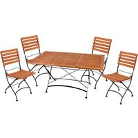 Harms - 4 teilig Tisch Sitz Gruppe Eukalyptus Stühle Garten Terrasse Balkon Lounge Hof Harms - 4 teilig Tisch Sitz Gruppe Eukalyptus Stühle Garten Terrasse Balkon Lounge Hof von HARMS
