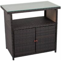 Sideboard m. Glasplatte Kommode Stehtisch Tisch Rattan-Optik Garten Regal Sideboard m. Glasplatte Kommode Stehtisch Tisch Rattan-Optik Garten Regal von HARMS