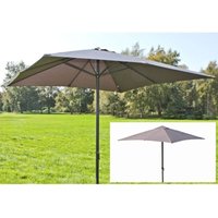 Garden Pleasure - Sonnenschirm 250x250 cm grau anthrazit von Garden Pleasure