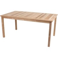 Tisch solo rechteckig Teak B-grade unbehandelt Maschinenproduktion 940121 von HARMS