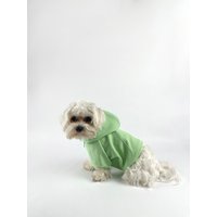 Handgefertigte Hochwertige Neon Grüne Winter Soft-Shell Jacke Mit Reliefs Und Kapuze, Handgefertigte Hundekleidung von HARNEI
