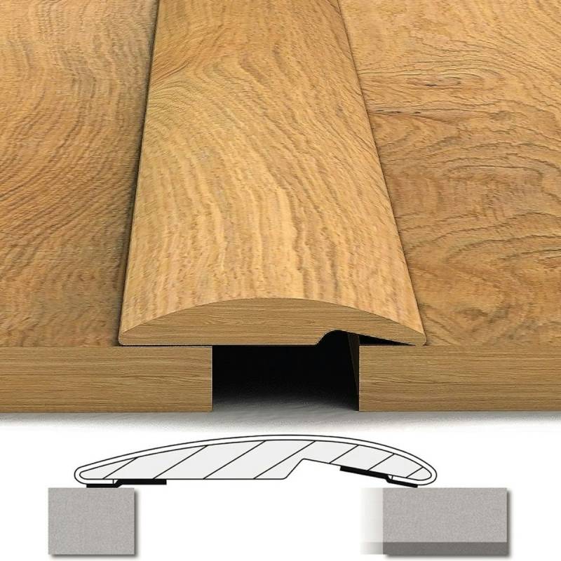 HARO Echtholzprofil massiv 0.9m Eiche strukturiert geölt von HARO