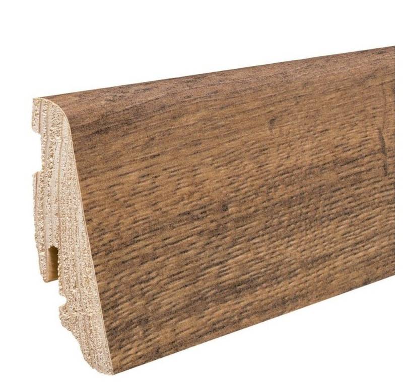 HARO Sockelleiste Foliert auf Holz-TrägerBitte beachten Sie, daß beim Versand der Leisten durch Paketdienst diese von uns auf 160 cm (1600mm) gekürzt werden"" von HARO