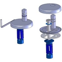 Haro BVO-Spreizdübel Scharnier 408386 C2802H, Edelstahl, Drehpunkthöhe 24mm, SoftClose classic von HARO