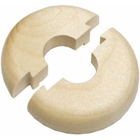 Heizkörperrosette einfach Abdeckrosette für Rohr ø 1/2' Massivholz Ahorn - Haro von HARO