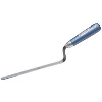 Hamburger Fugenkelle Länge 315 mm Breite 14 mm gehärtet, m. Buchenholzheft gehärteter Qualitätsstahl von HAROMAC