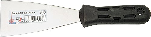 Haromac Malerspachtel, rostfrei, 60 mm, flexibles Blatt, KU-Heft, A4011060LO von HAROMAC