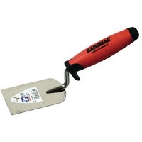 Stukkateurspachtel Breite 80 mm 2-Komponentengriff rostfreier Edelstahl von HAROMAC
