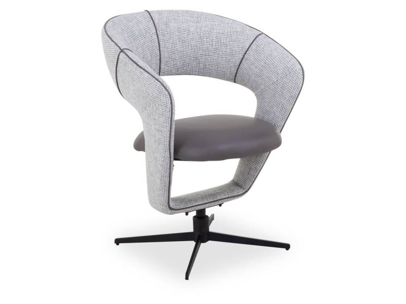 HARPER Esszimmerstuhl Polsterstuhl HARPER HERMANUS LBH 61x85x63 cm grau Esszimmerstuhl von HARPER