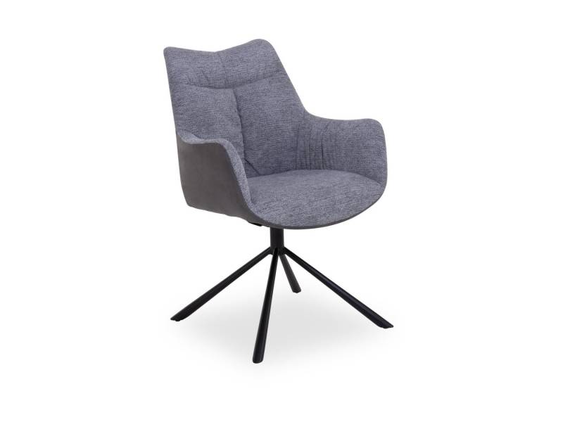 HARPER Esszimmerstuhl Polsterstuhl HARPER MORELLA BHT 48x49x45 cm grau Esszimmerstuhl von HARPER