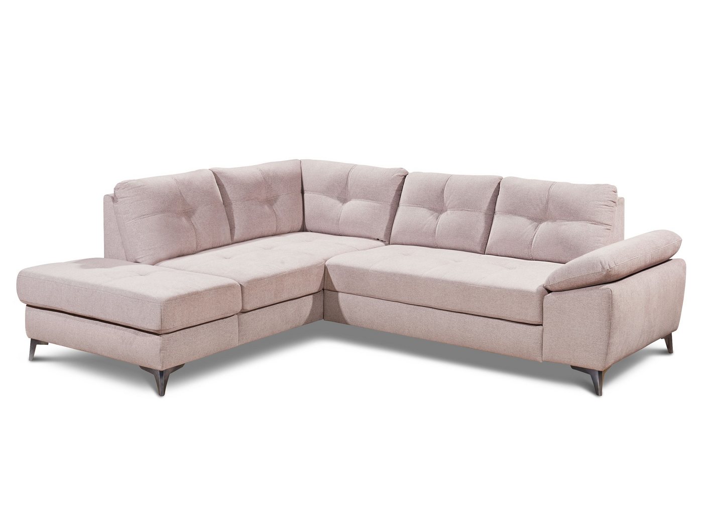 HARPER Polsterecke Polsterecke HARPER BILBAO (BB 218x270 cm) BB 218x270 cm rosa Ecksofa von HARPER