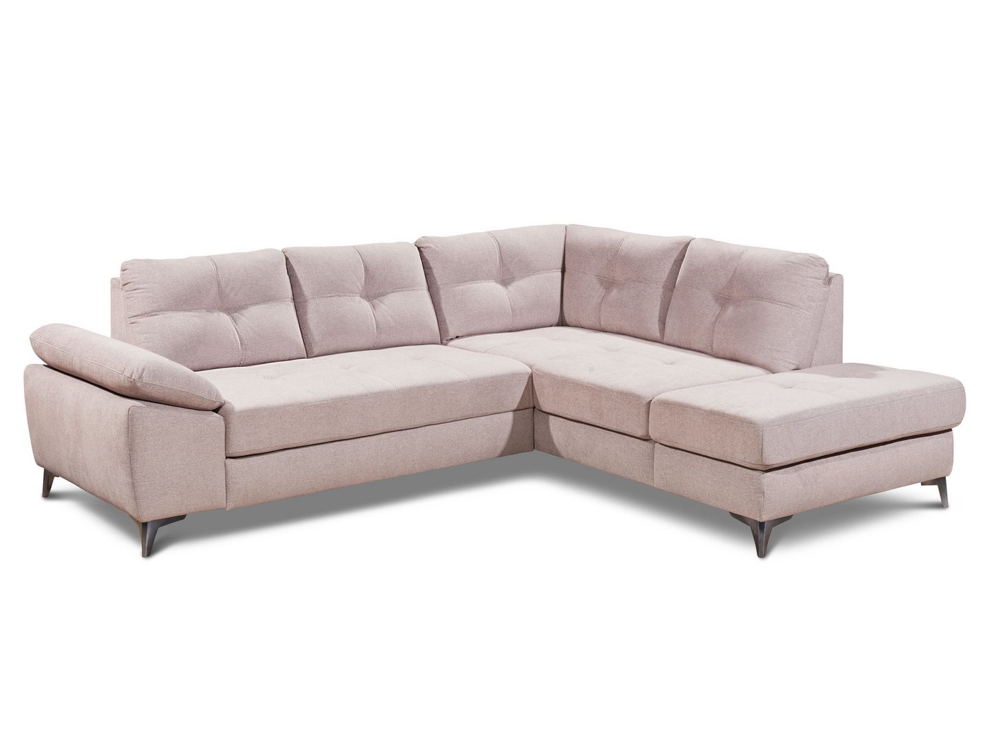 HARPER Polsterecke Polsterecke HARPER BILBAO (BB 270x218 cm) BB 270x218 cm rosa Ecksofa von HARPER