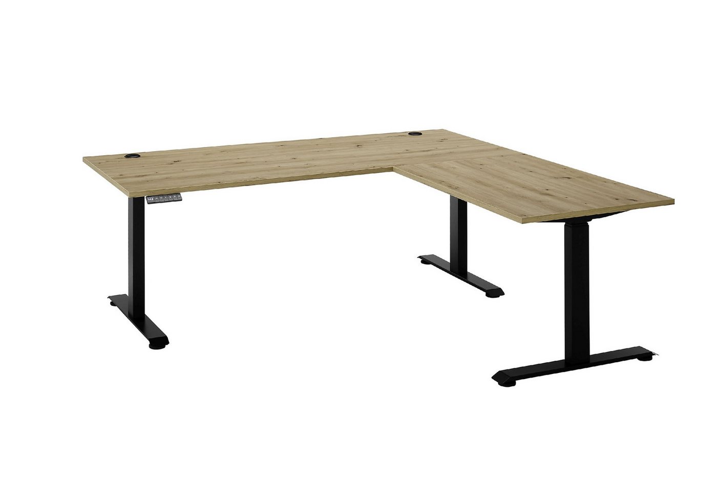 HARPER Schreibtisch Schreibtisch HARPER BIRCHES BB 180x177 cm braun Winkelschreibtisch von HARPER