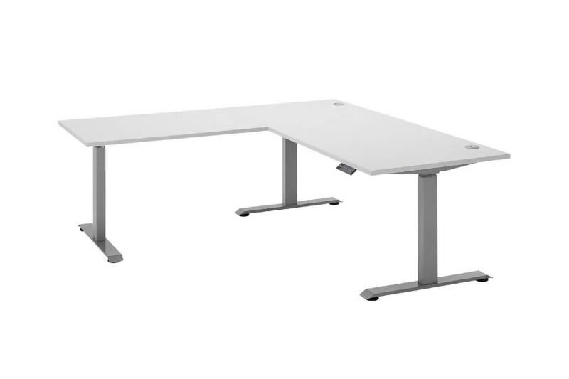 HARPER Schreibtisch Schreibtisch HARPER BIRCHES BB 180x177 cm weiß Winkelschreibtisch von HARPER