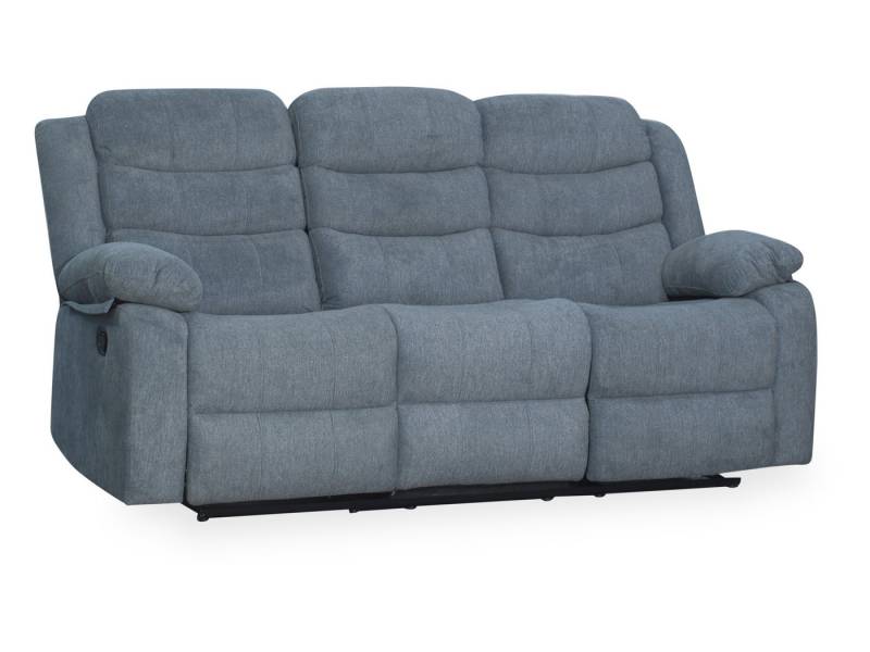 HARPER Sofa Sofa 3 Sitzer HARPER HUAMBO BHT 192x95x98 cm grau Couch Einzelsofa von HARPER