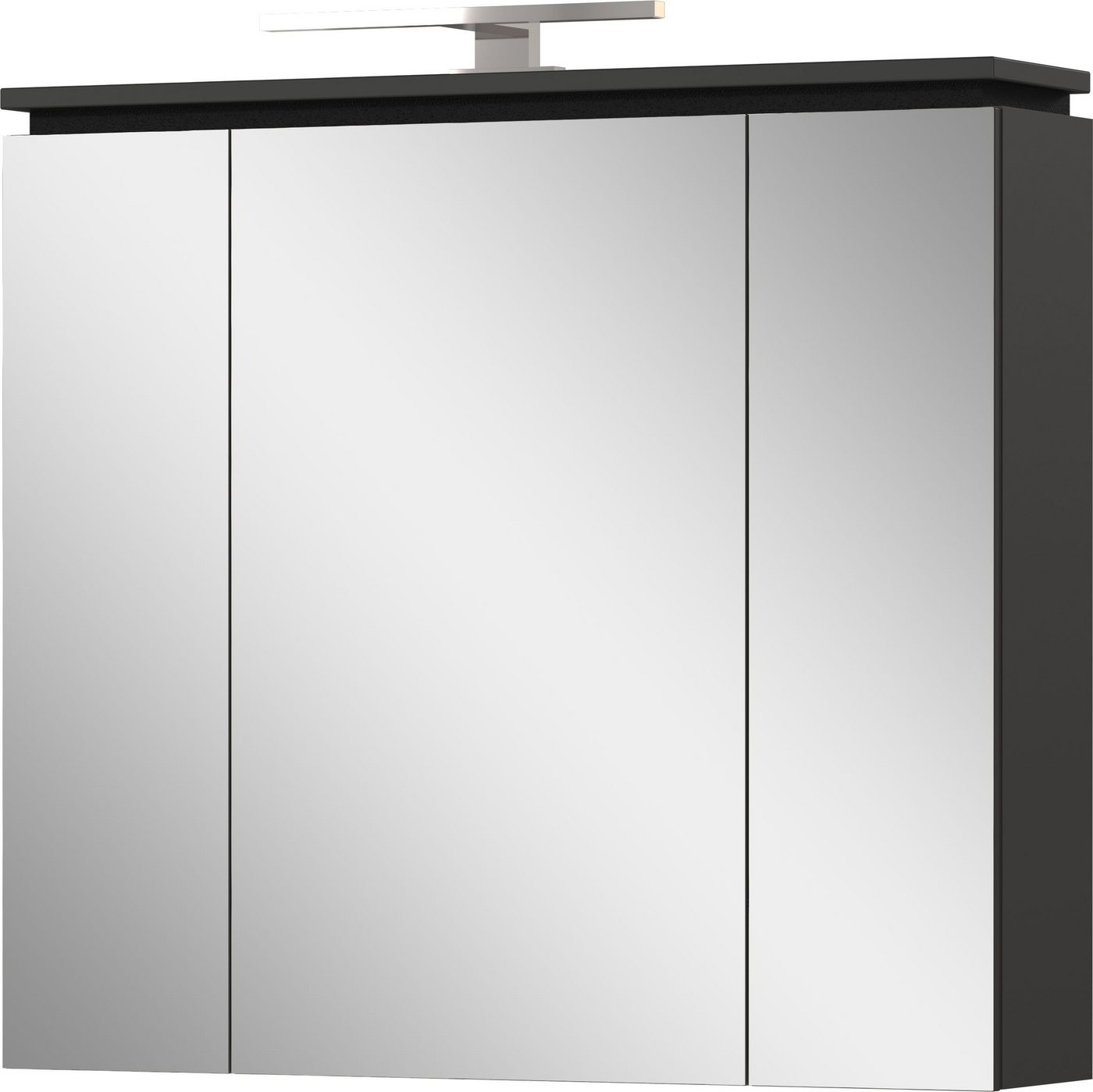 HARPER Spiegelschrank Spiegelschrank HARPER GIFU BHT 76x74x23 cm grau Bad-Spiegelschrank von HARPER