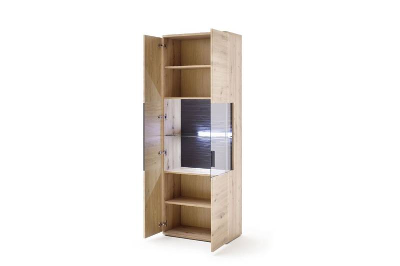 HARPER Vitrine Vitrine HARPER MADANG BHT 70x198x37 cm braun Glasschrank HARPER Vitrine Vitrine HARPER MADANG BHT 70x198x37 cm braun Glasschrank von HARPER