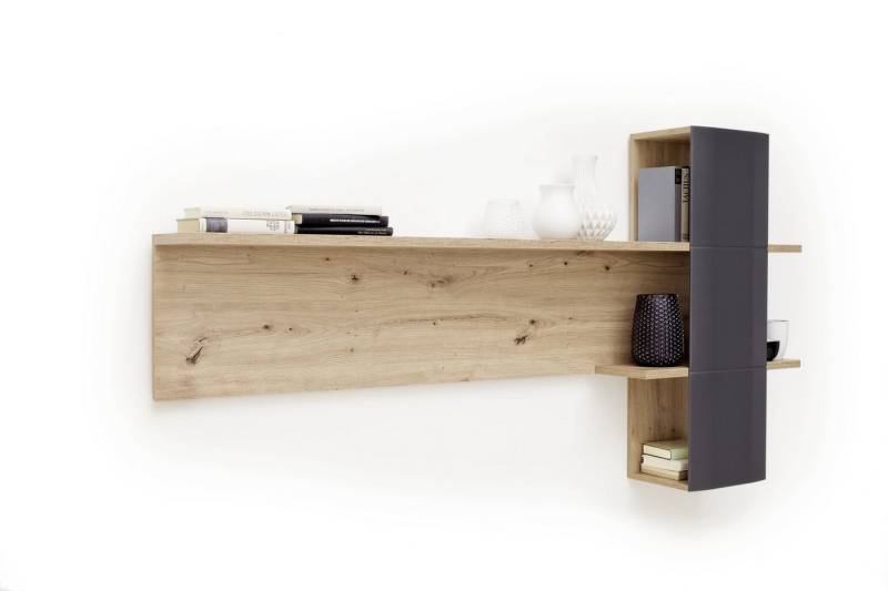 HARPER Wandregal Wandboard HARPER MADANG BHT 180x96x25 cm braun Steckboard Wandregal von HARPER