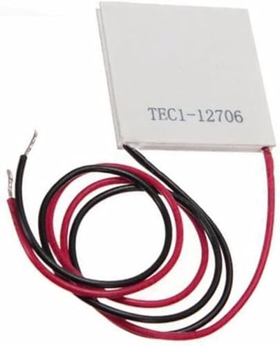 2 Stück 4040 Halbleiter-Kühlplatten, Tec1-12706 Elektronischer Kühlschrank, DIY-Zubehör, Schaltungsmodell-Materialien von Harpra