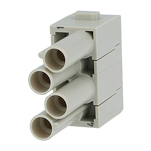 09140043141 Harting Han CC Protected Modul Buchseneinsatz (F) Crimpanschluss, 4-polig 830V, 40A - 1 Stück von HARTING
