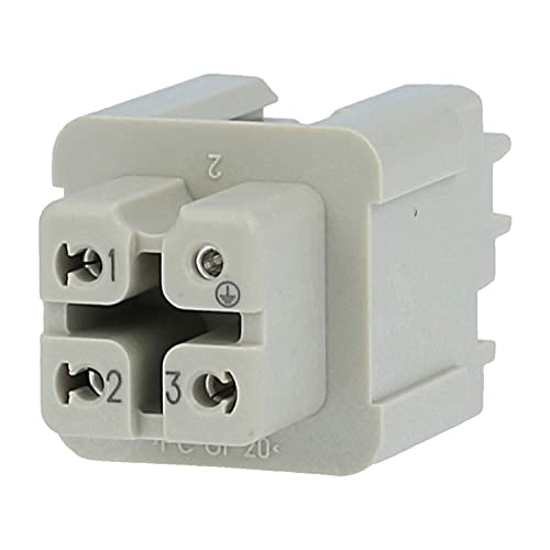 09200032733 Harting Han 3A Buchseneinsatz (F) Quick-Lock-Anschluss, 3-polig+PE 230V/400V, 10A - 1 Stück von HARTING