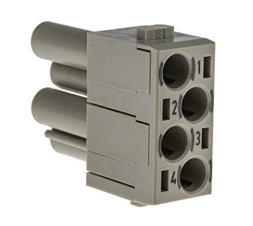 HARTING Han-Modular Robustes Power Steckverbinder-Modul, 4-polig 40A Buchse, Steckverbindermodul für HARTING Han-Modular Robustes Power Steckverbinder-Modul, 4-polig 40A Buchse, Steckverbindermodul für von HARTING