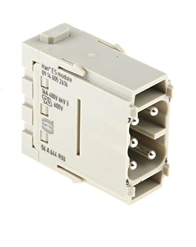 HARTING Han-Modular Robustes Power Steckverbinder-Modul, 5-polig 16A Stecker, Steckverbindermodul HARTING Han-Modular Robustes Power Steckverbinder-Modul, 5-polig 16A Stecker, Steckverbindermodul von HARTING
