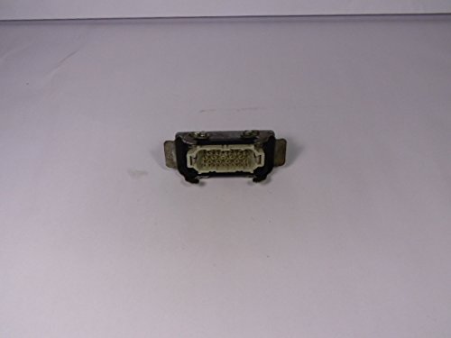 Harting HAN-D40M Stecker 40-polig 10A 250V mit Gehäuse von HARTING