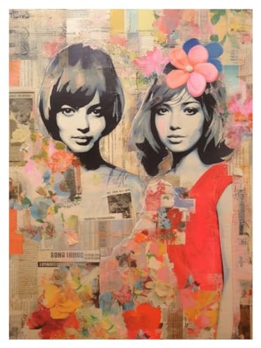 HARTMAN AI Poster – 60's Collages 03 (30 x 40 cm) von HARTMAN AI