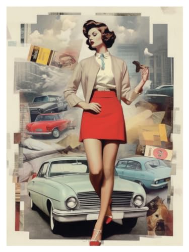 HARTMAN AI Poster – 60's Collages 06 (30 x 40 cm) von HARTMAN AI