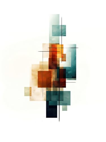 HARTMAN AI Poster – Modern Abstract 01 (30 x 40 cm) von HARTMAN AI