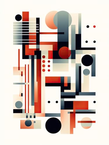 HARTMAN AI Poster – Modern Abstract 05 (30 x 40 cm) von HARTMAN AI