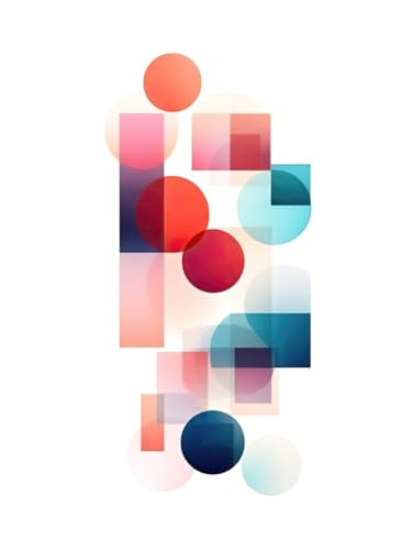 HARTMAN AI Poster – Modern Abstract 08 (30 x 40 cm) von HARTMAN AI