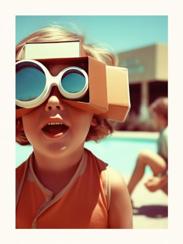 HARTMAN AI Poster – Retro Future 12 (30 x 40 cm) von HARTMAN AI