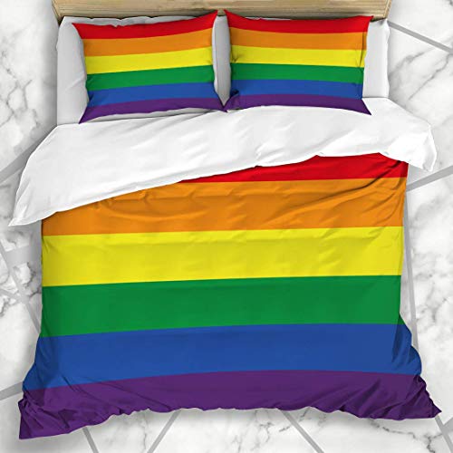 HARXISE Bettwäsche - Bettwäscheset Geografie färbt homosexuellen Stolz-Regenbogen-Homosexualitäts-LGBT-Weltbisexueller Land-Entwurfs-Patriot Mikrofaser weich dreiteilig160*220 HARXISE Bettwäsche - Bettwäscheset Geografie färbt homosexuellen Stolz-Regenbogen-Homosexualitäts-LGBT-Weltbisexueller Land-Entwurfs-Patriot Mikrofaser weich dreiteilig160*220 von HARXISE