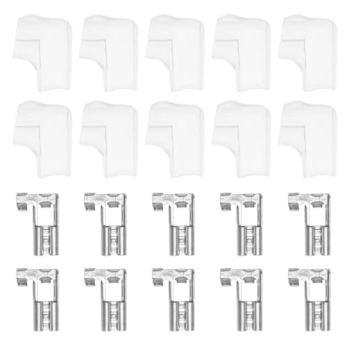 HARY 50 Stück Flachsteckhülsen 4,8mm Crimpverbinder Kabelschuhe Flachstecker mit 50 Stück PVC Isolierrohren Geeignet für Leitungsquerschnitte von 0,5 bis 1,5 mm² Fahnen Flachstecker KFZ HARY 50 Stück Flachsteckhülsen 4,8mm Crimpverbinder Kabelschuhe Flachstecker mit 50 Stück PVC Isolierrohren Geeignet für Leitungsquerschnitte von 0,5 bis 1,5 mm² Fahnen Flachstecker KFZ von HARY