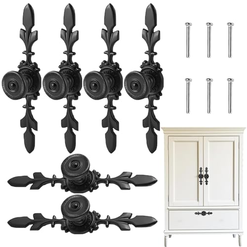 HARY 6 Stück Möbelgriffe Vintage, Retro Schrankgriffe Vintage Türgriff schrank,Möbelzubehörteile für Kleiderschränke Schränke Schubladen Türen und Fenster Geeignet Sind mit Montageschrauben HARY 6 Stück Möbelgriffe Vintage, Retro Schrankgriffe Vintage Türgriff schrank,Möbelzubehörteile für Kleiderschränke Schränke Schubladen Türen und Fenster Geeignet Sind mit Montageschrauben von HARY