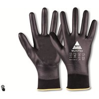 Hase Safety Gloves - Arbeitshandschuhe, Multiflex, Nylon, pu Vollbeschichtung,Gr.7, schwarz von HASE SAFETY GLOVES