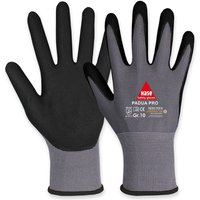 Arbeitshandschuhe, Padua Pro, EN388, en 420, grau/schwarz, Größe 9 - Hase Safety Gloves von HASE SAFETY GLOVES