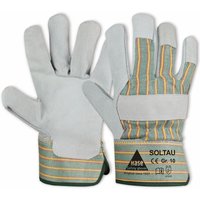 Arbeitshandschuhe Spaltleder, en 388, en 420, Größe 10 - Hase Safety Gloves von HASE SAFETY GLOVES