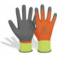 Latex-Arbeitshandschuhe SuperFlex+, EN388, en 420, neongelb/orange, Größe 9 - Hase Safety Gloves von HASE SAFETY GLOVES