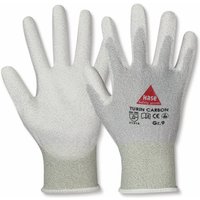 Montagehandschuhe, turin carbon, EN388, en 420, antistatisch, grau/weiß, Größe 10 - Hase Safety Gloves von HASE SAFETY GLOVES